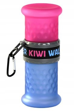 Levně Cestovní láhev 2in1 růžovo-modrá 750+500ml Kiwi