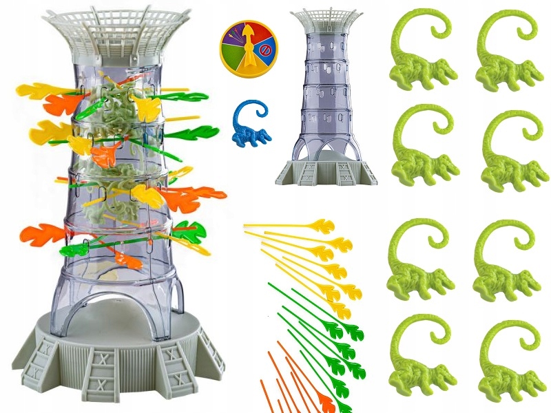 

Gra zręcznościowa Dinozaury planzowa dla dzieci 3+