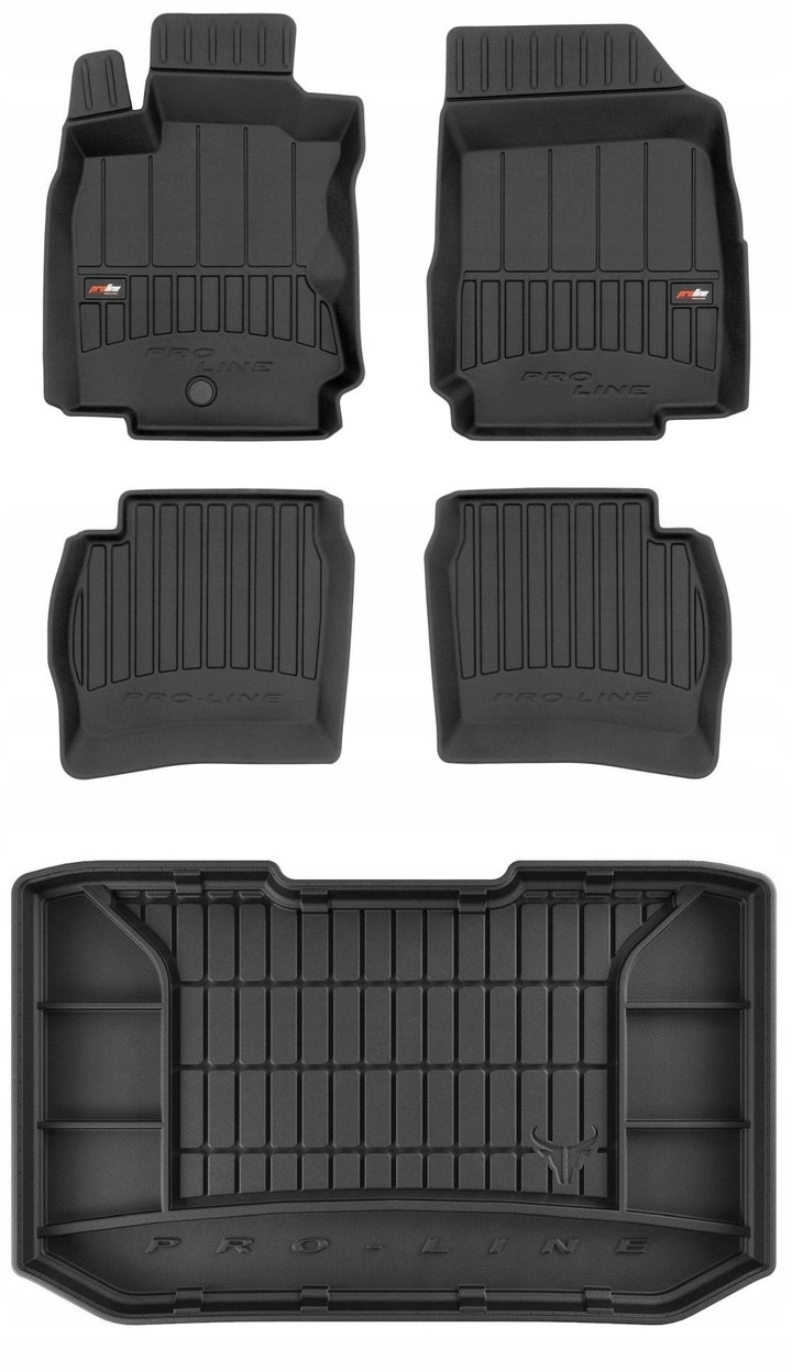 Set 3D gumové rohože Nissan Note 1 2006-2012 d