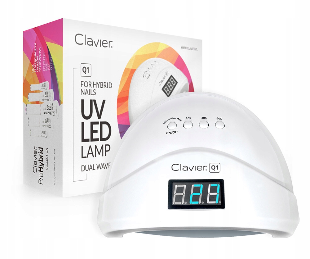 

Clavier Lampa Uv Led do Paznokci, Hybryd, 48W Q1