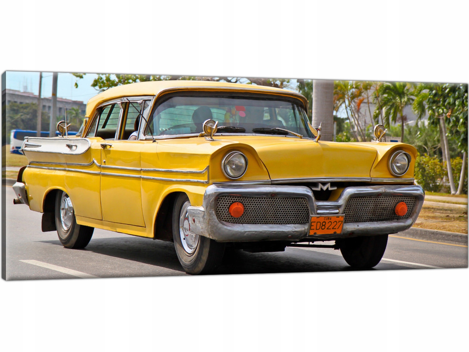 

Obraz na płótnie Żółty Samochód Miasto 100x40