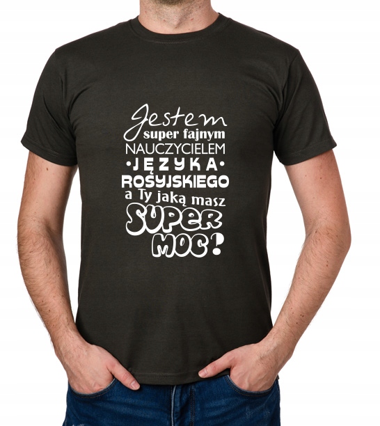 

koszulka Dzień Nauczyciela Rosyjski Super prezent
