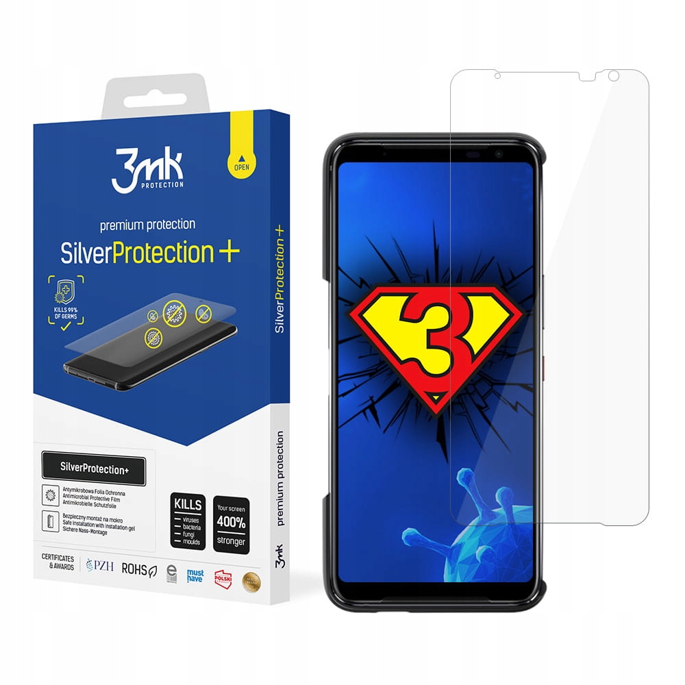

Folia ochronna do Asus Rog Phone 3 3mk Silver Plus