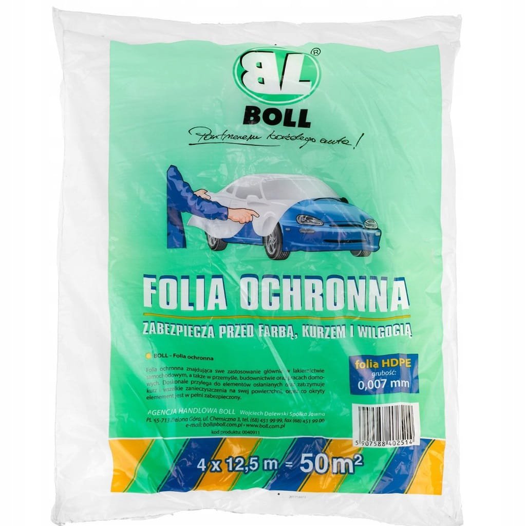 

Boll Folia Lakiernicza Maskująca Ochronna 4x12,5m