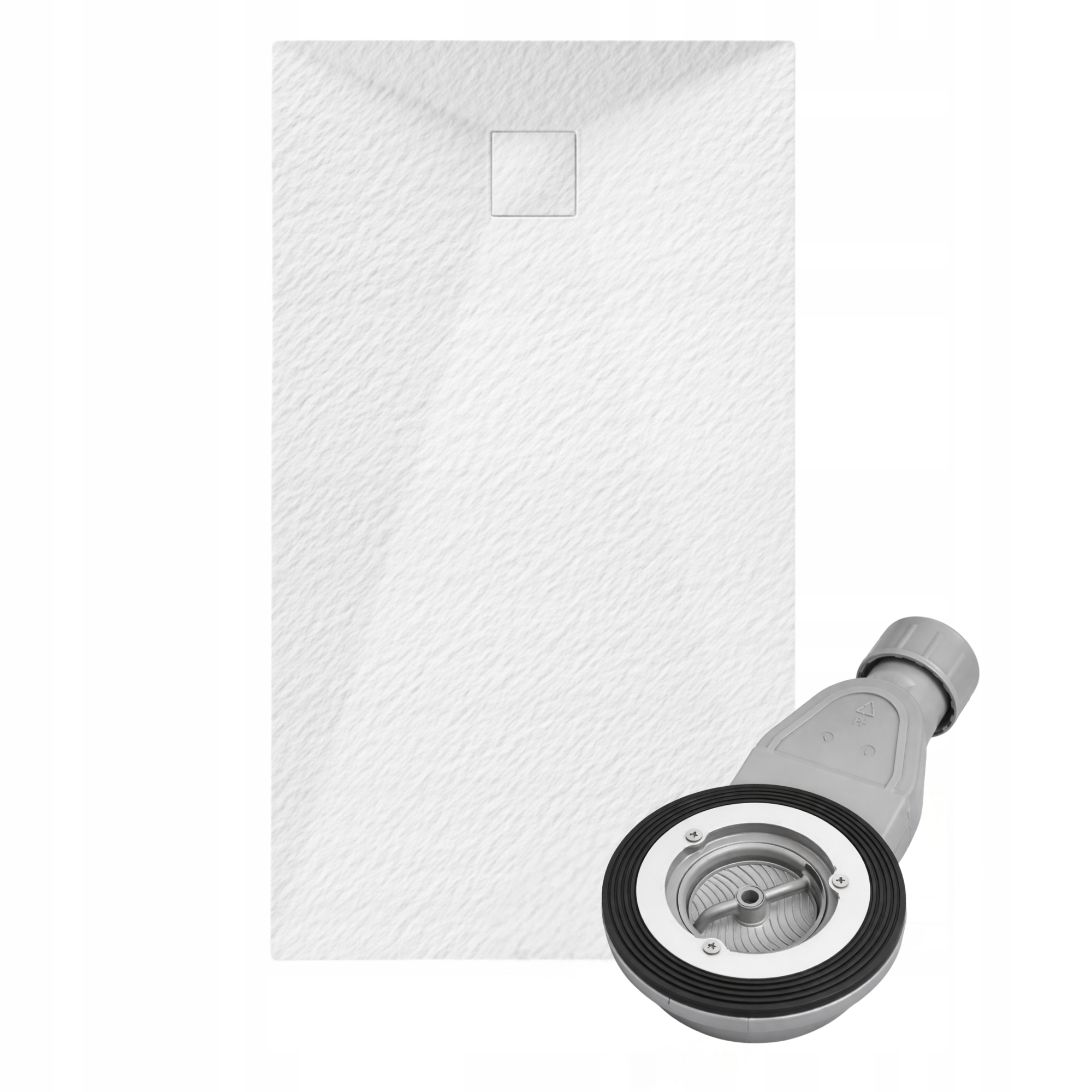 Bílá Sprchová Vanička Obdélníková 140x80 CM Smc Kompozit Teja