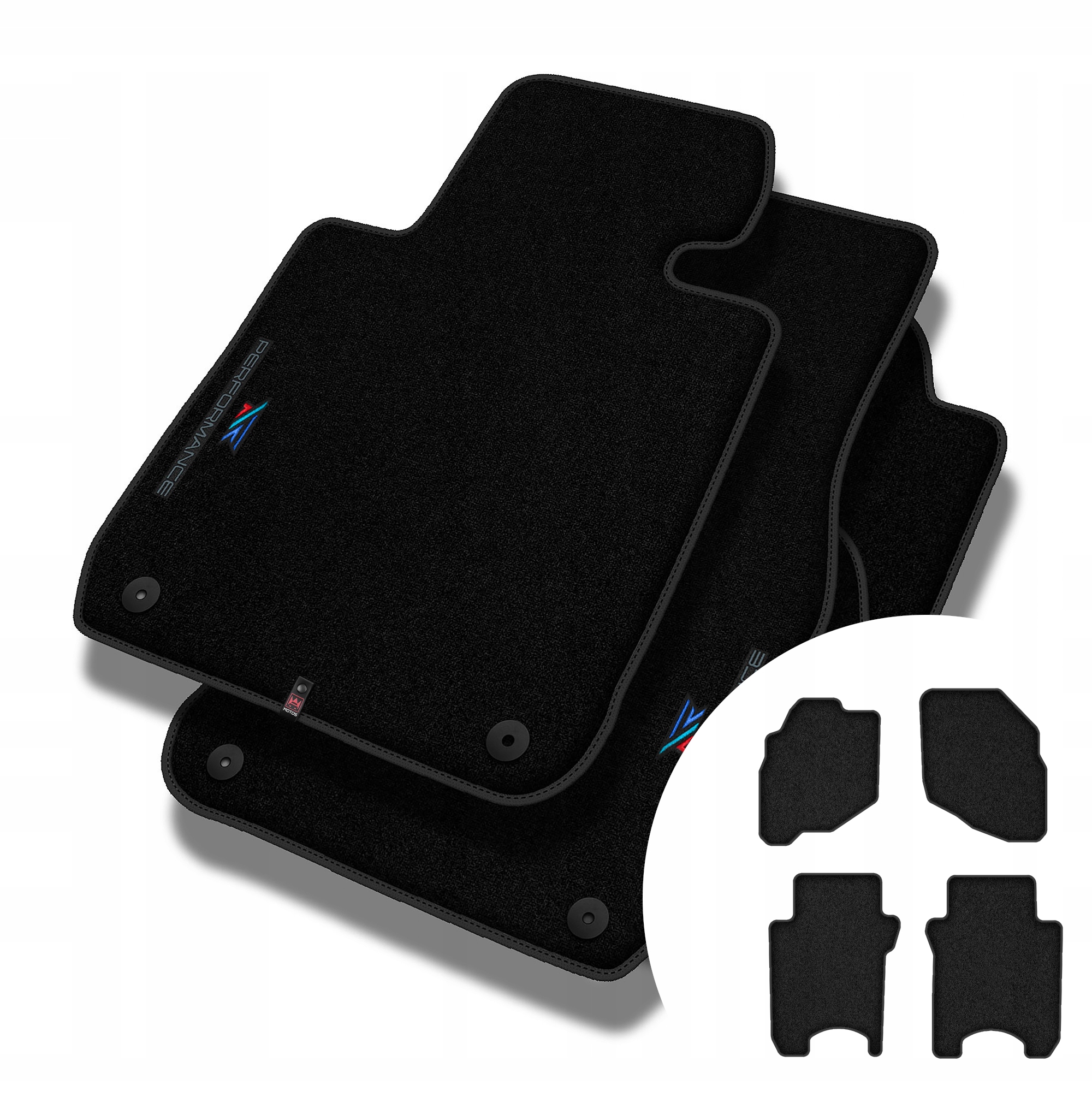 Velúrové koberčeky Performance Premium pre Honda Jazz II 2002-2008