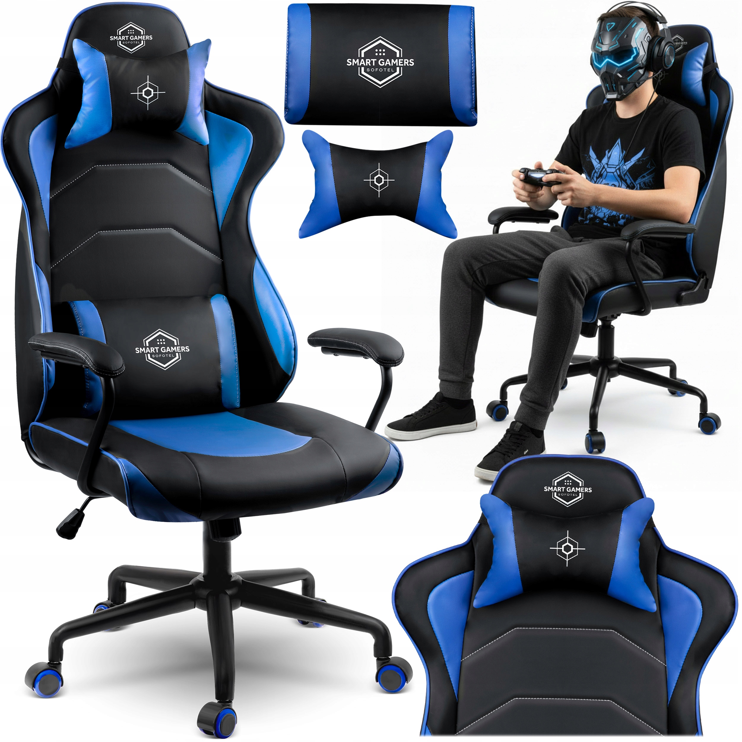 Fotel Gamingowy Yasuo Biurowy Obrotowy Gracza