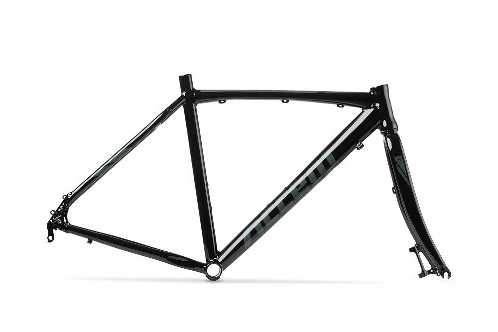 Gravel rám Accent Falcon černo-grafitový (vidlice, hlavové složení), velikost M