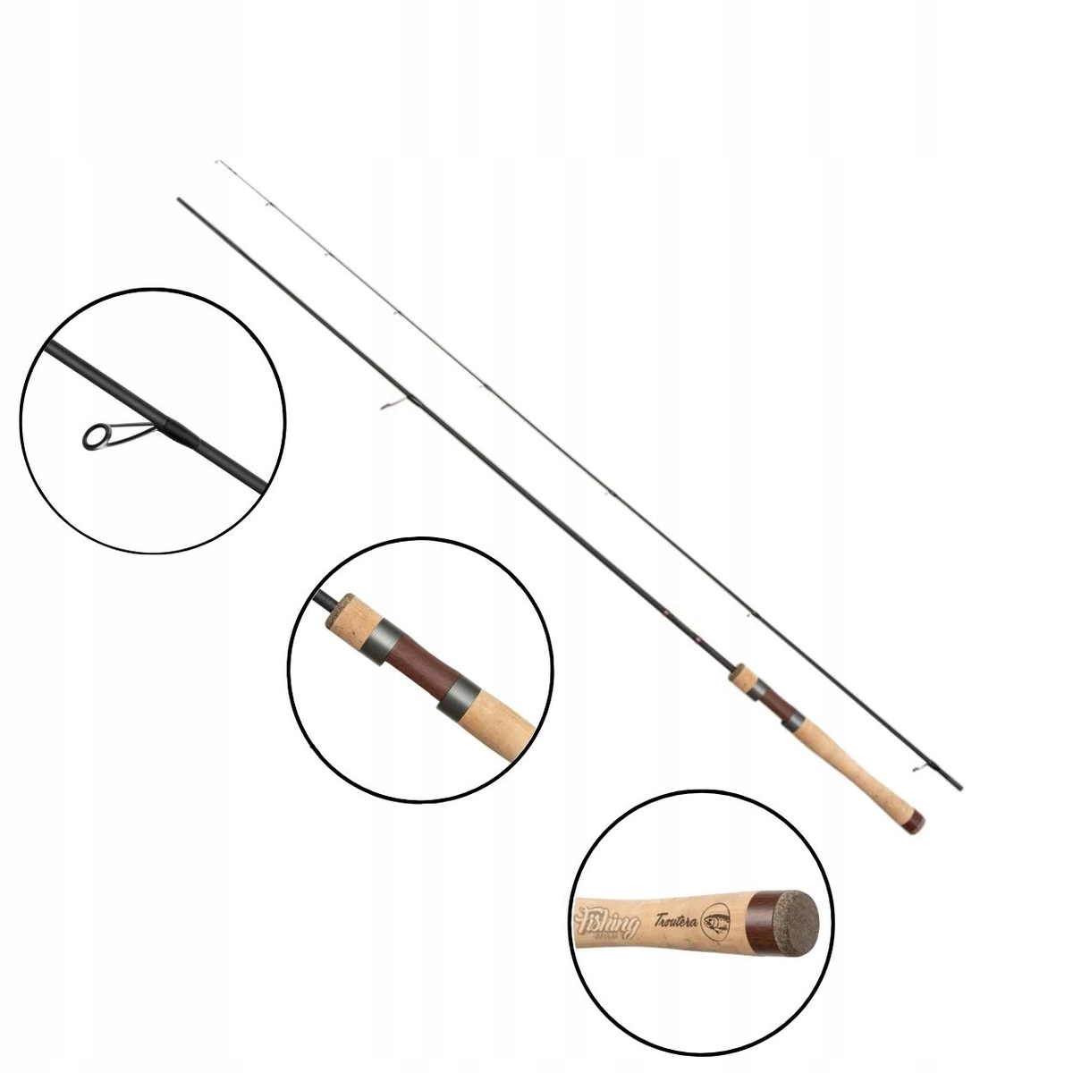 Wędka Spinningowa Delphin Troutera SoftLURE 2.10m 1-7g 2sec Gratis!!!