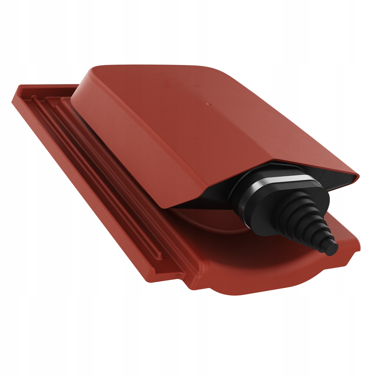 Solární střešní průchod solárních kabelů Tondach Stodo Contiton 12 Kasztan