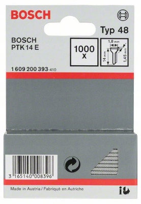 

Gwoździe 14mm Typ 48 Bosch Professional