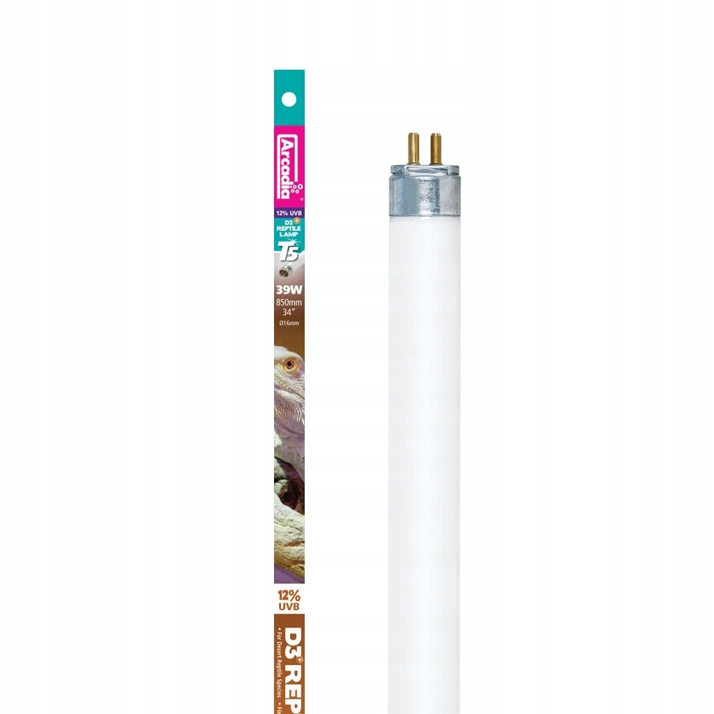 Levně Arcadia D3 Desert 12% Uvb T5 39W Zářivka pro Terárium 870mm (35")