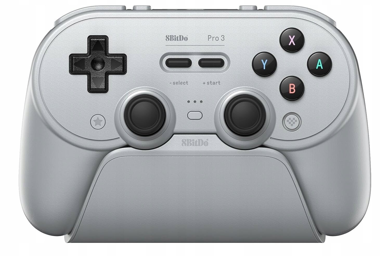 8BitDo Pro 3 Gray – Bezdrátový ovladač PC|Android|Steam|Apple|SWITCH