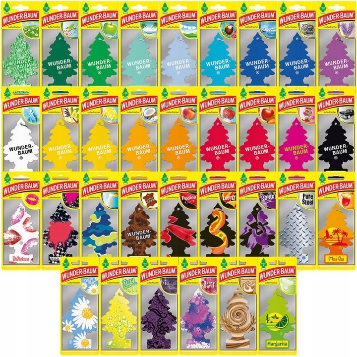 WUNDER-BAUM CHOINKA ZAPACHOWA do wyboru do koloru