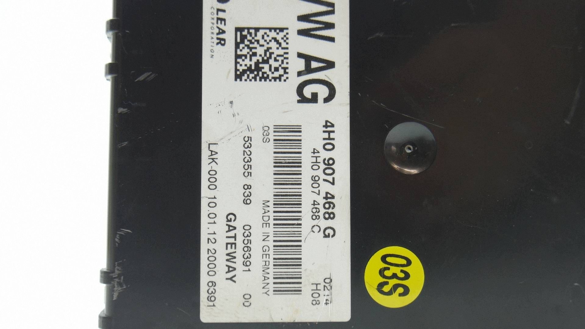 modulo Centralina GATEWAY 4F0907468 AUDI A6 C6 04-11