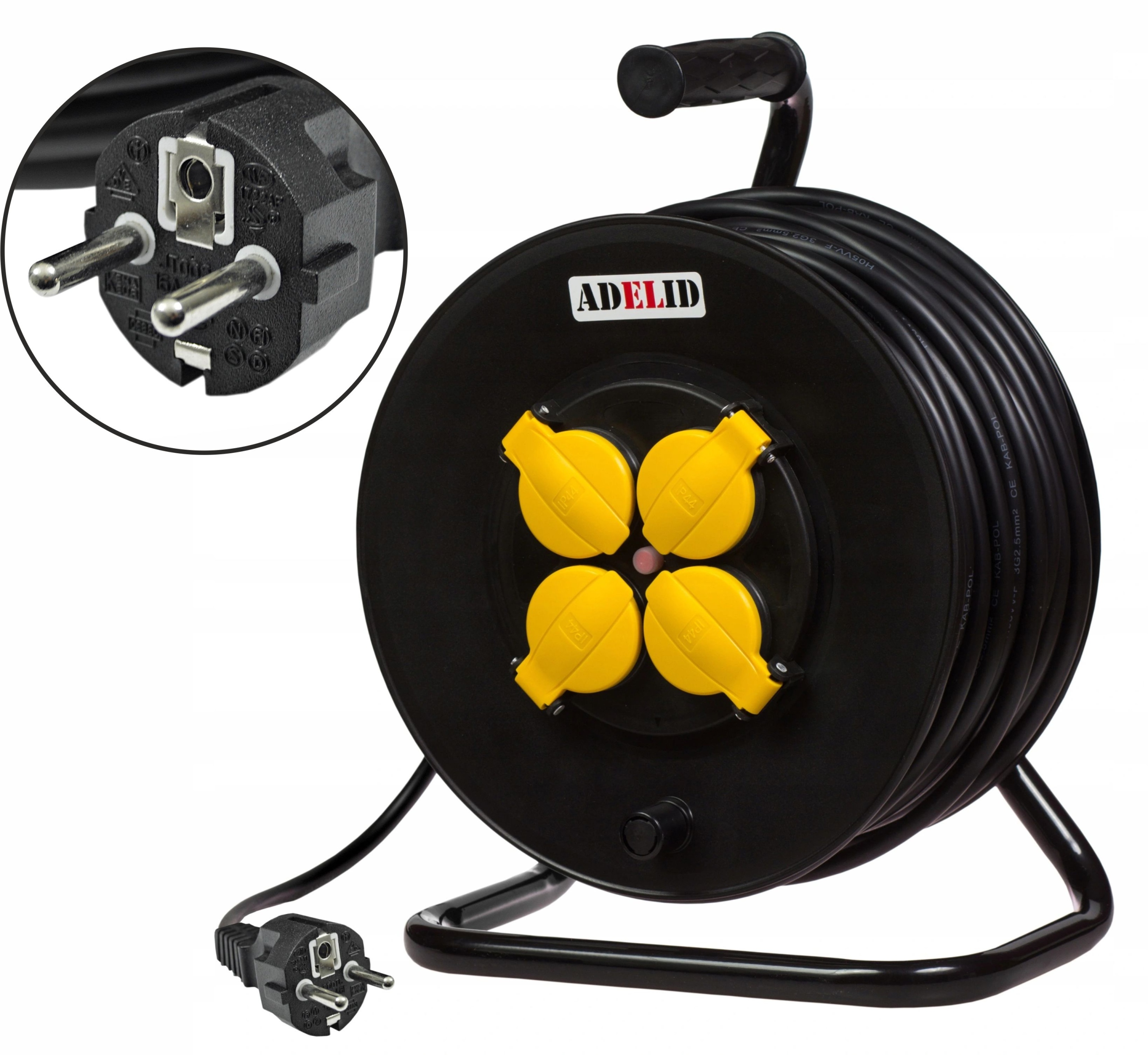 

Przedłużacz Na Bębnie 3*1,5 30M Bębnowy Zwijaku Ip