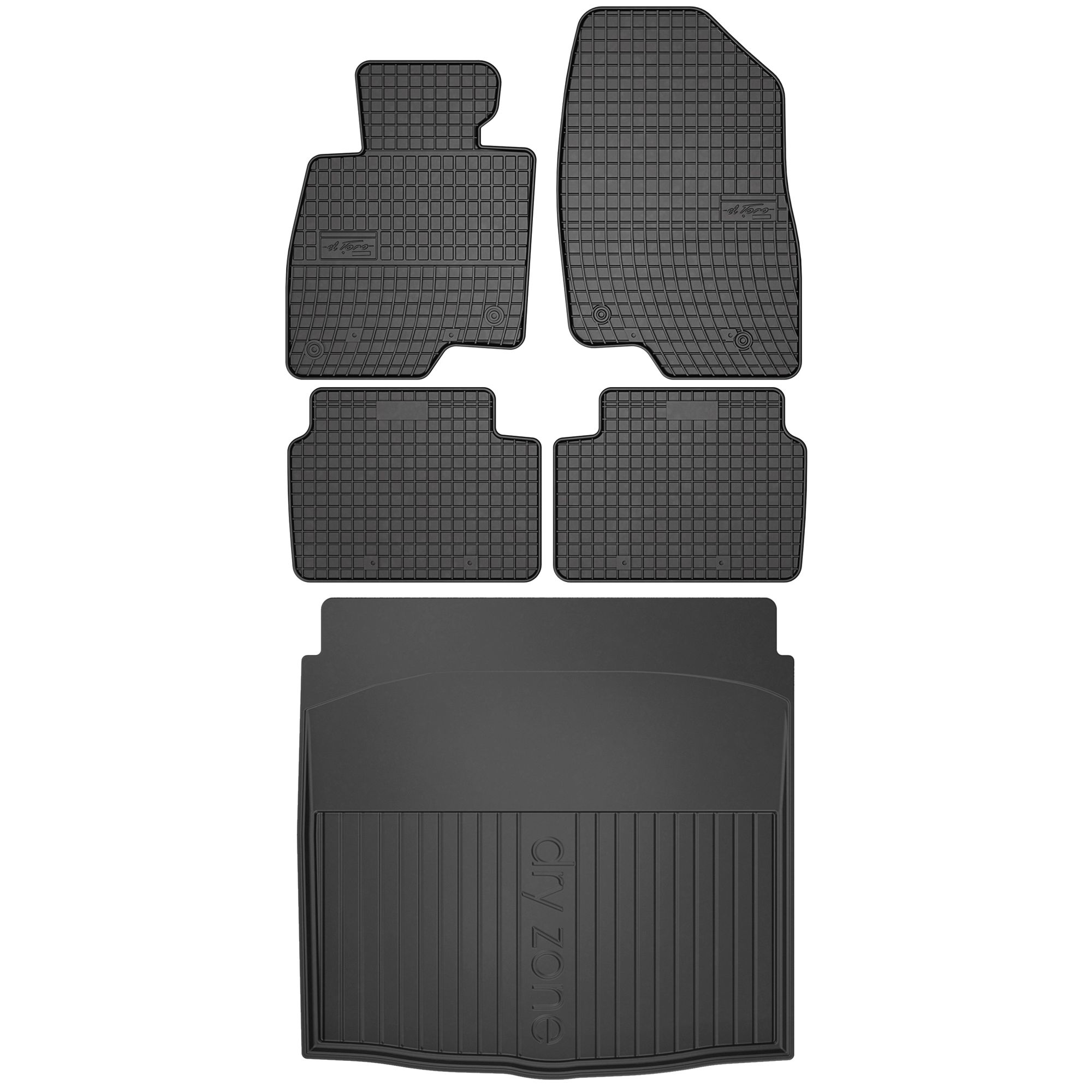 Gumové rohože a rohože Mazda 3 III 2013-2018