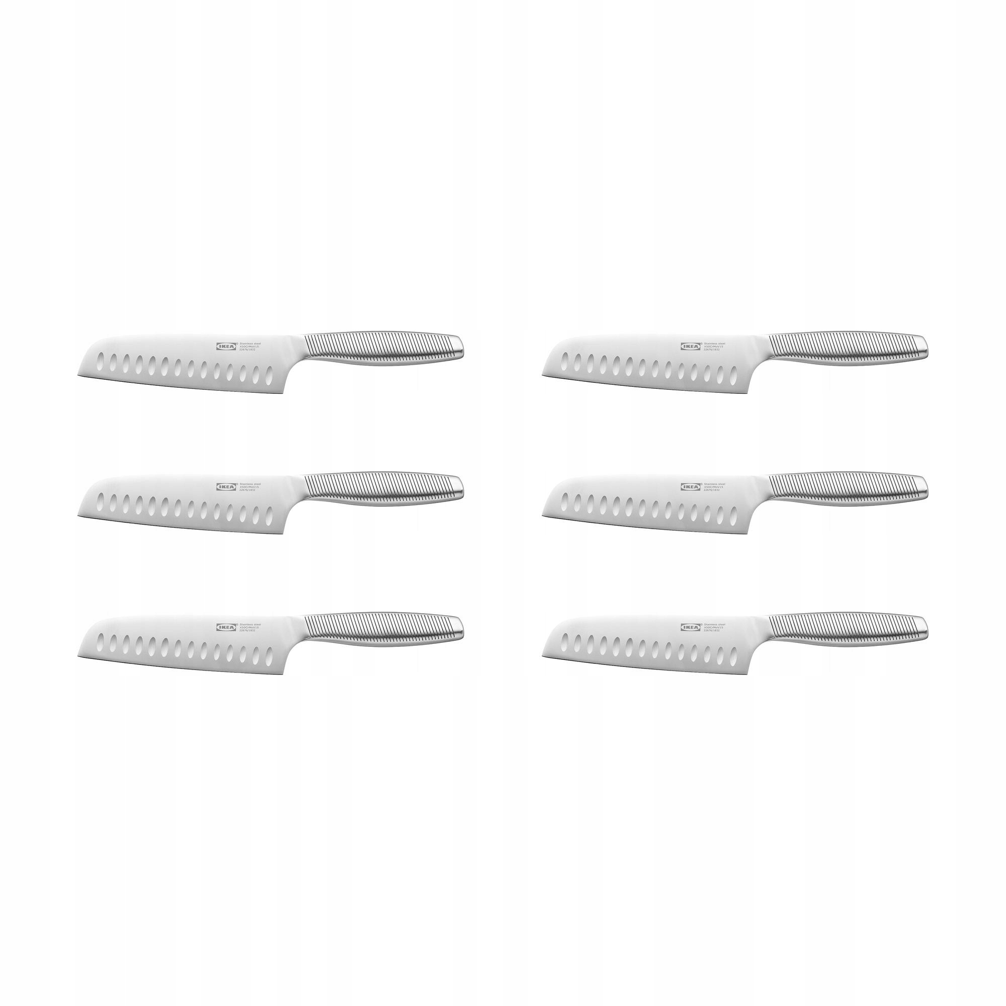 6 ks Ikea 365 Nůž na zeleniny nerezová ocel 16 cm ergonomický