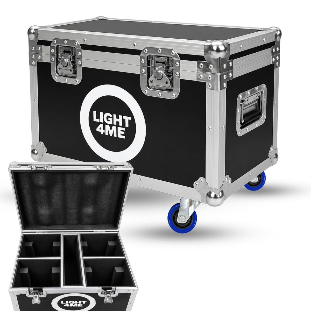 LIGHT4ME Mini Spot 100 Ring Case 4IN1 přepravní box se 4 hlavami
