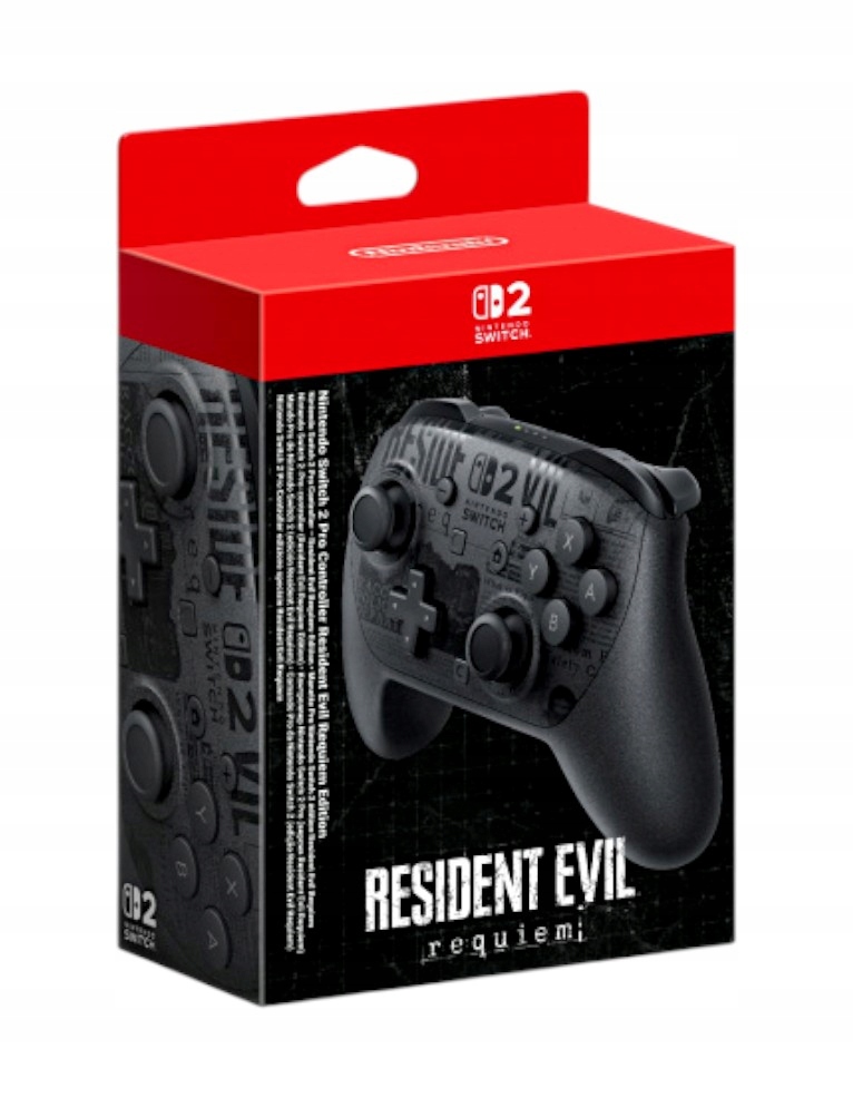 Pro Controller Resident Evil Requiem Nintendo Switch 2