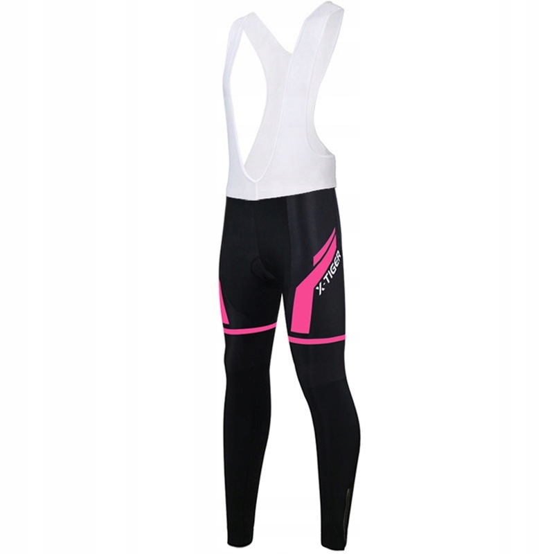 X-tiger Spodnie Rowerowe Sportowe Z Szelkami Damskie Wkładka Żelowa