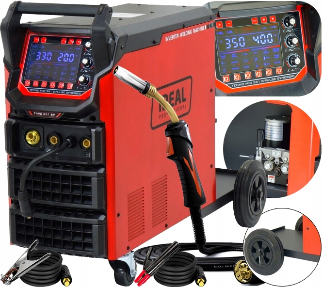Invertorová Svářečka Migomat Ideal Tecno Mig 351 S-pulse Synergic 4x4 350A
