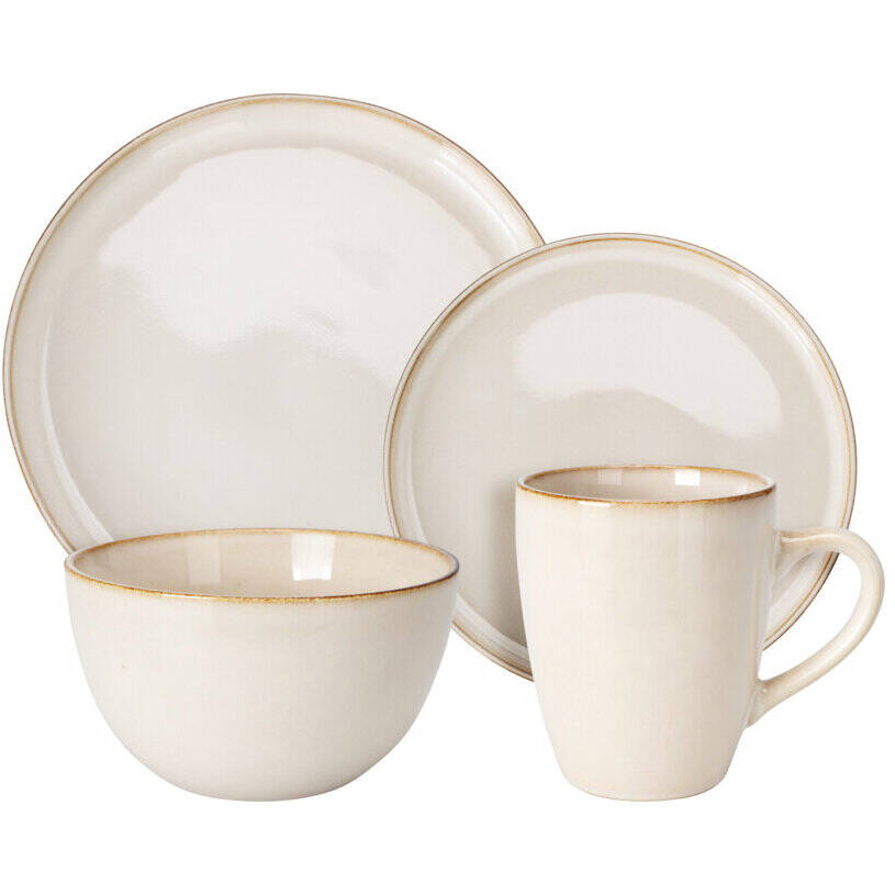 Stolní Nádobí Jídelní Servis Pro 4 Osoby, Sada 16 Kusů