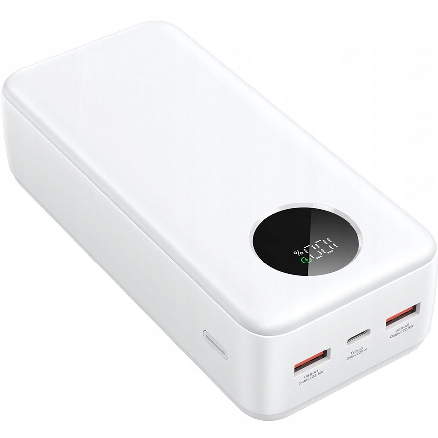 Velmi Prostorná Powerbanka 30000mah Powerbank 22.5W Pd 3x Usb Usb-c Typ-c 3A