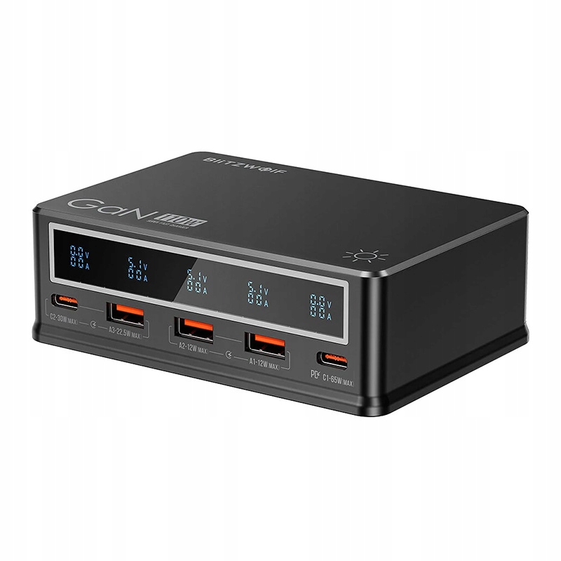 BLITZWOLF ZASILACZ ŁADOWARKA SIECIOWA USB 3X USB-A 2X USB-C PD QC 3.0 110W EAN (GTIN) 5906168431173
