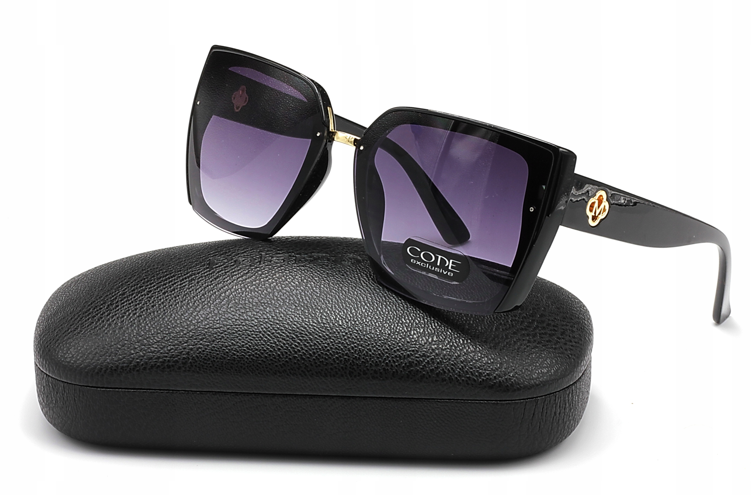 

Okulary Przeciwsłoneczne Damskie Cieniowane Etui