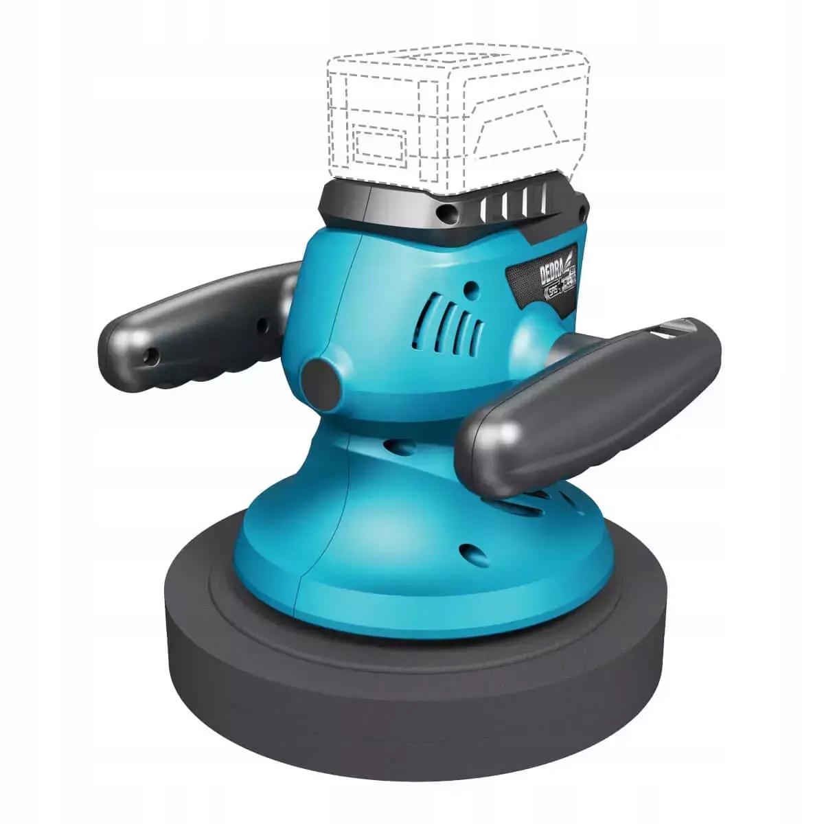 Polerka rotacyjno-mimośrodowa 250mm DEDRA