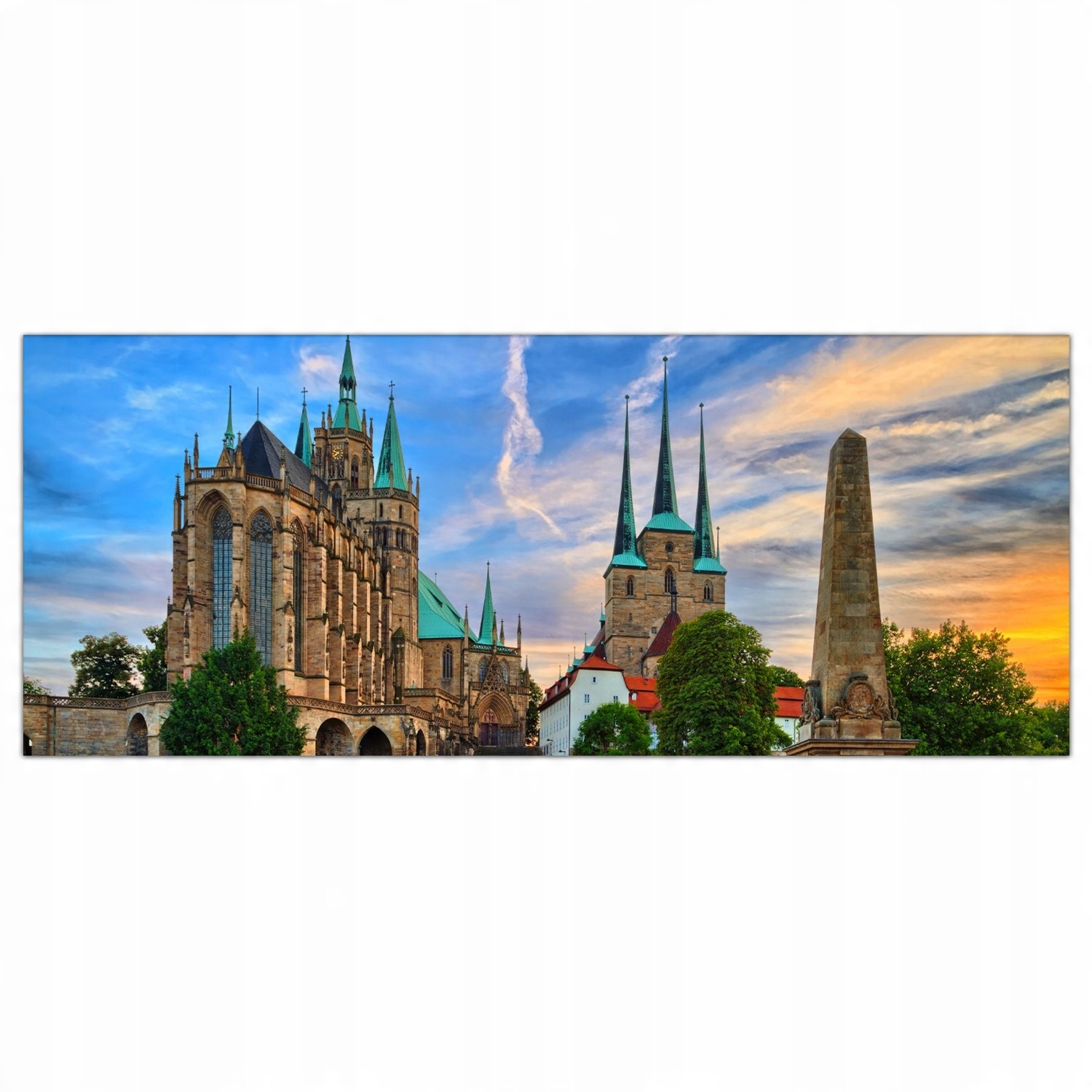 

Obraz Szklany Foto-obraz Stolica Kościół 125x50