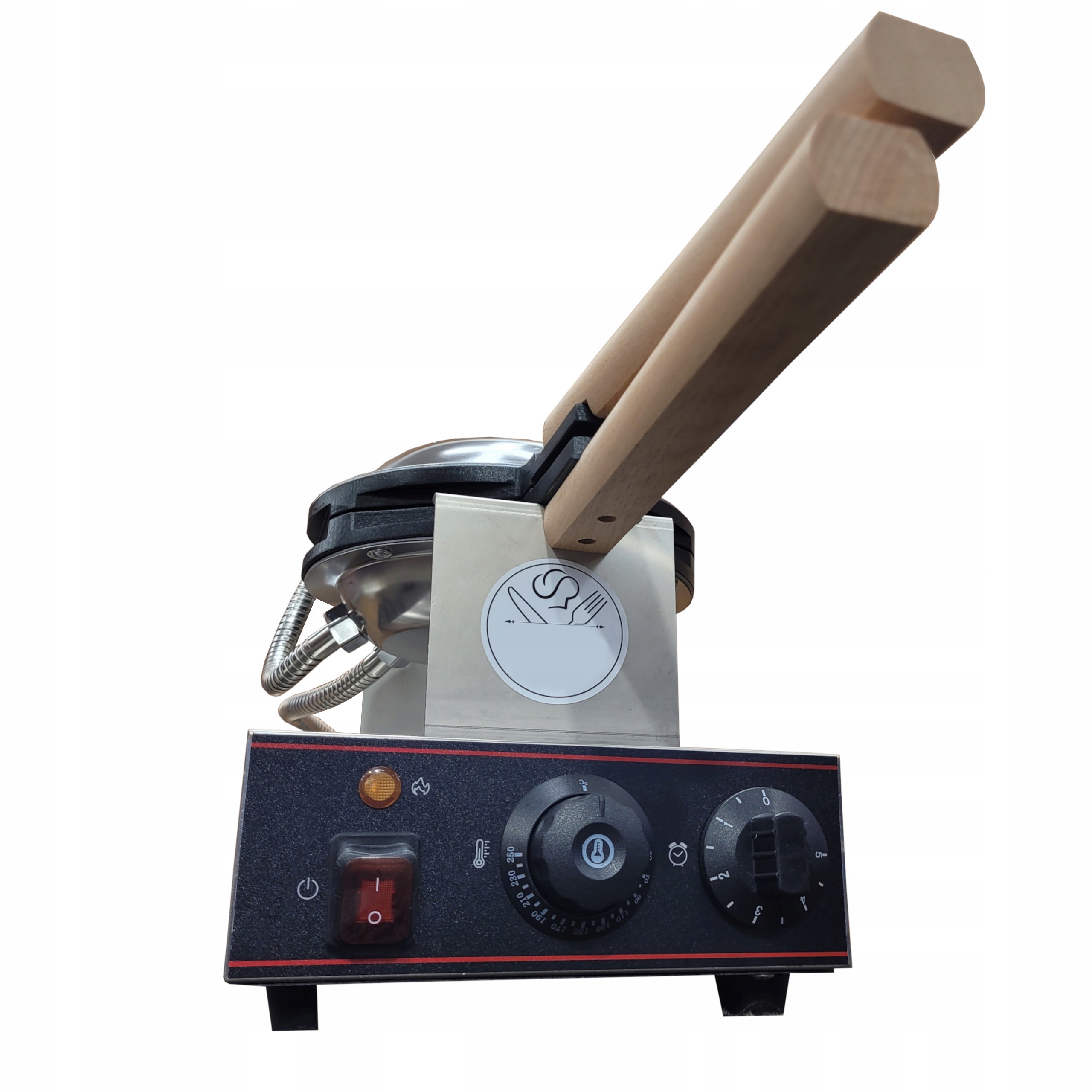 GOFROWNICA bąbelkowa patelnia Bubble Waffle Chrupiące gofry zawijane Puffs Moc 1400 W