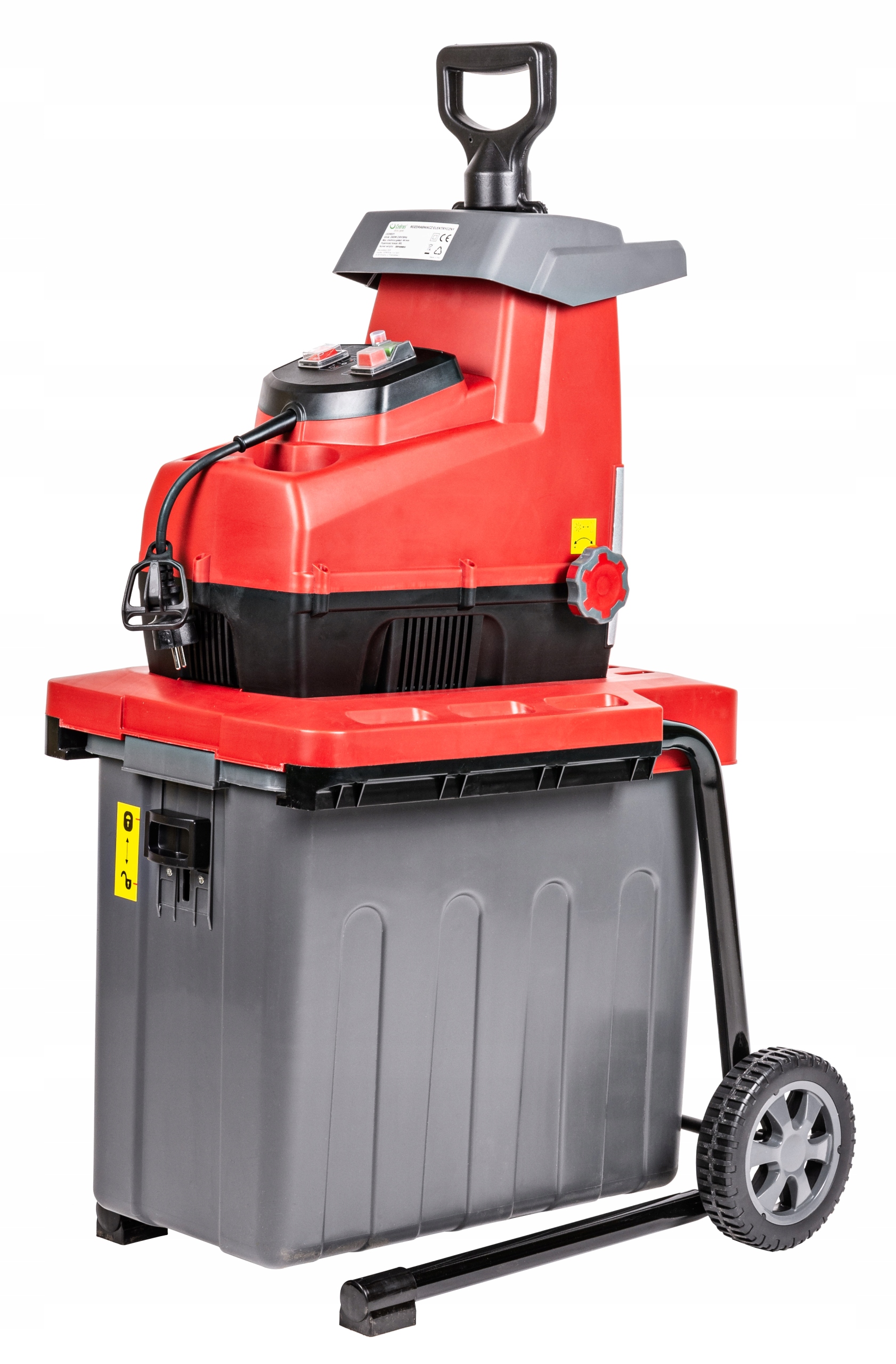 Elektryczny Frezowy rozdrabniacz rębak do gałęzi 2800W Cedrus RE01 max 44mm