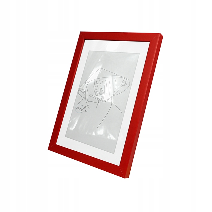 

Ramka 18x24 z Passe-partout ramka kolor Czerwony