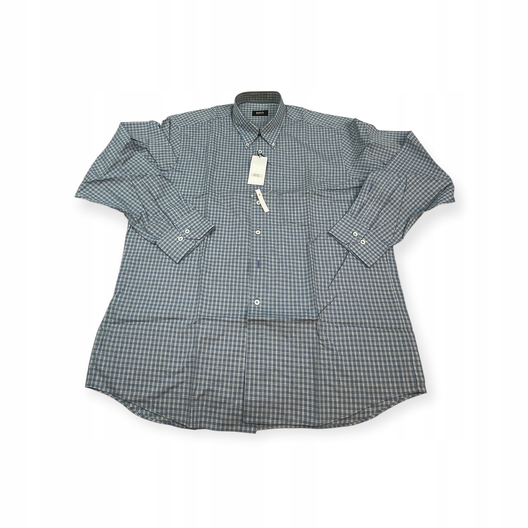 Pánská košile Hugo Boss 44 XL elegantní kostkovaná