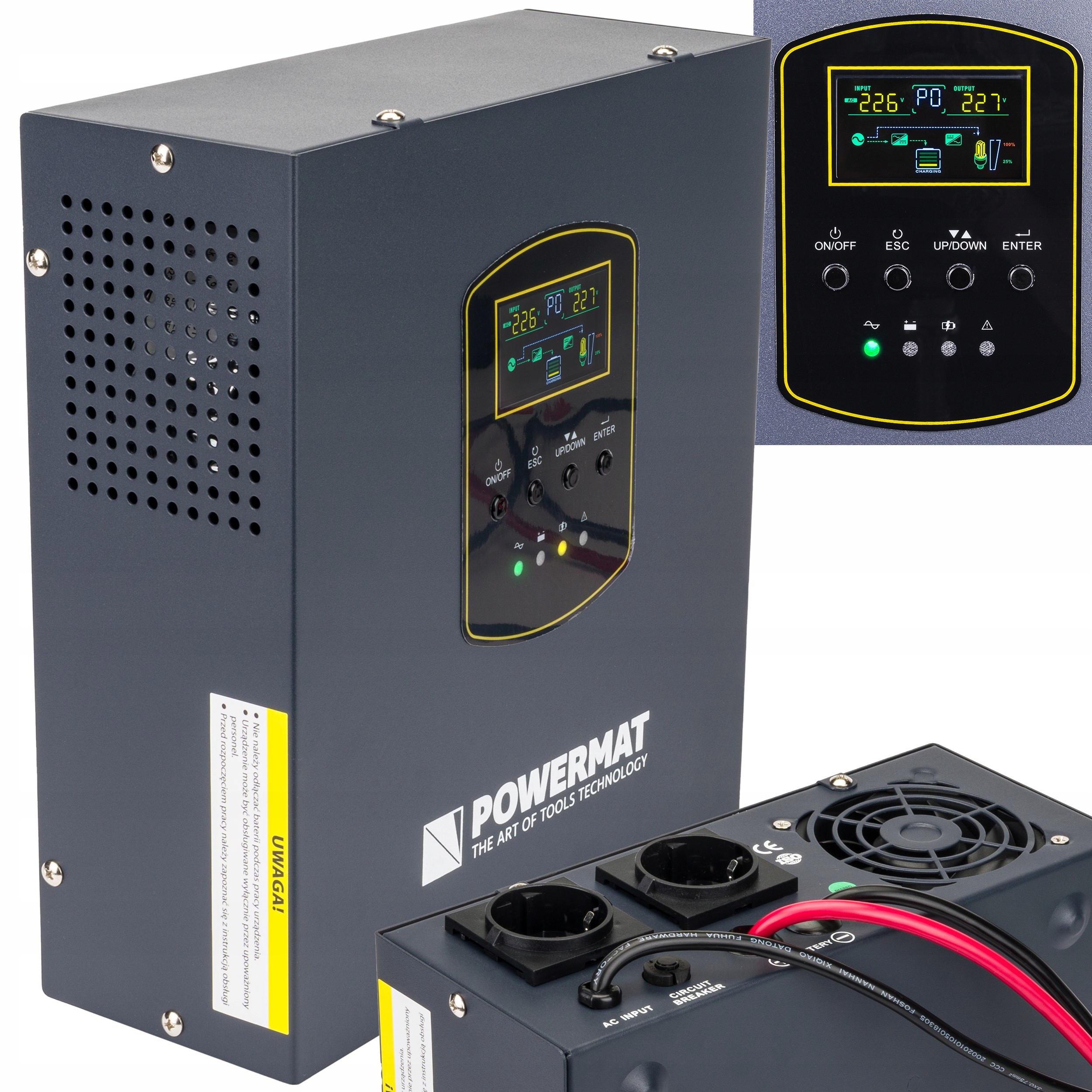 

Zasilacz Awaryjny Ups LCD 500VA 300W Przetwornica
