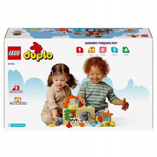 LEGO DUPLO 10416 OPIEKA NAD ZWIERZĘTAMI NA FARMIE 8 FIGUREK ZWIERZĄT ROLNIK Marka LEGO