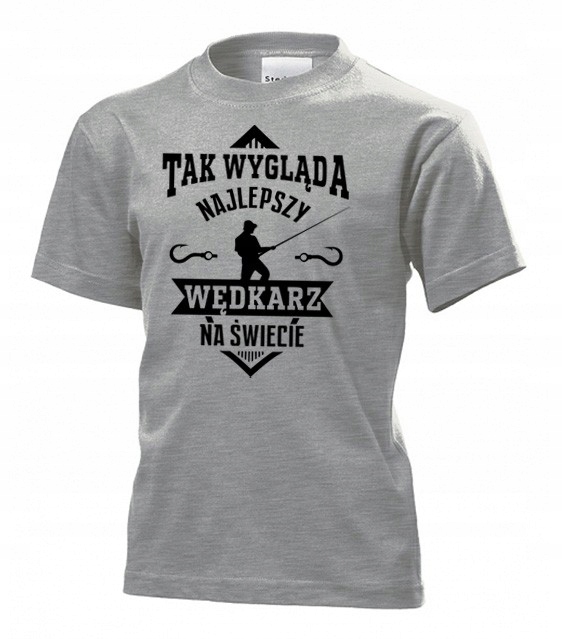 

Koszulka dziecięca Najlepszy wędkarz na świecie XL