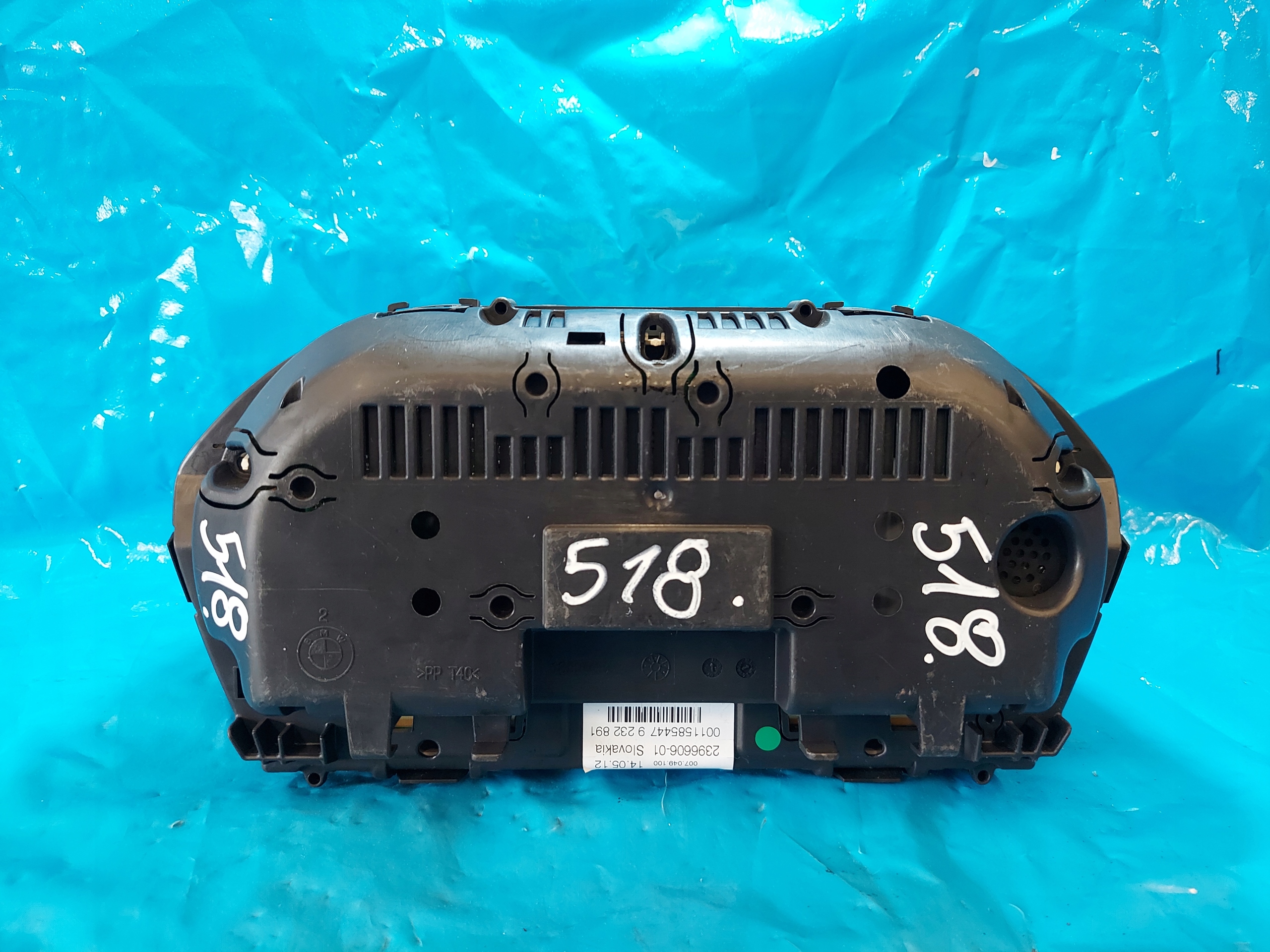 dials clock BMW 1 1.6 B 2012R F20 62109283274