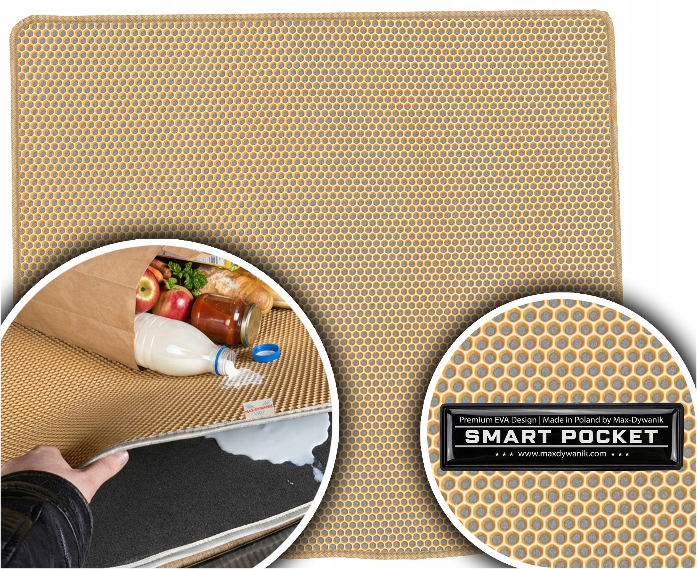 Renault Laguna I Sedan 1994-2001 Vložka do batožinového priestoru Eva Smart Pocket Béžová