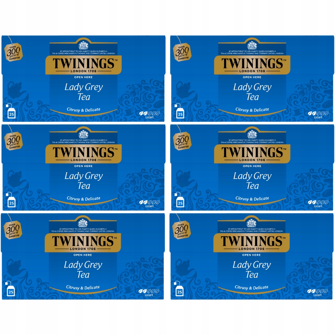 Twinings Herbata Lady Grey ekspresowa 60g x6