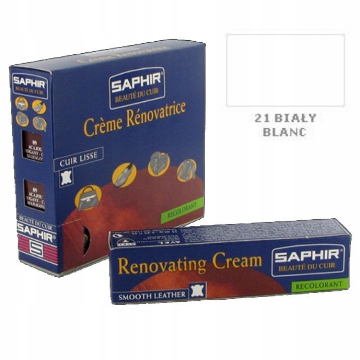 

Saphir Renovating Creme Do Renowacji Skóry Biały