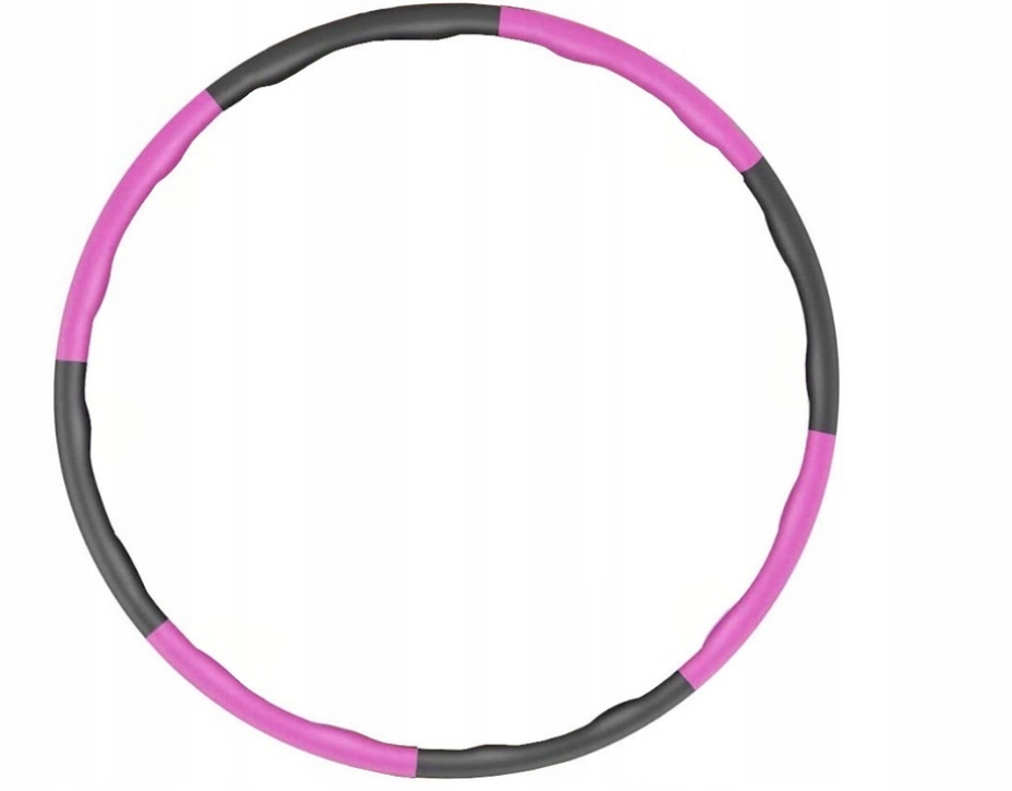 HULA HOP PIANKOWE Z WYPUSTKAMI 95 cm SKŁADANE FITNESS SPORT ODCHUDZAJĄCE Waga 0.15 kg