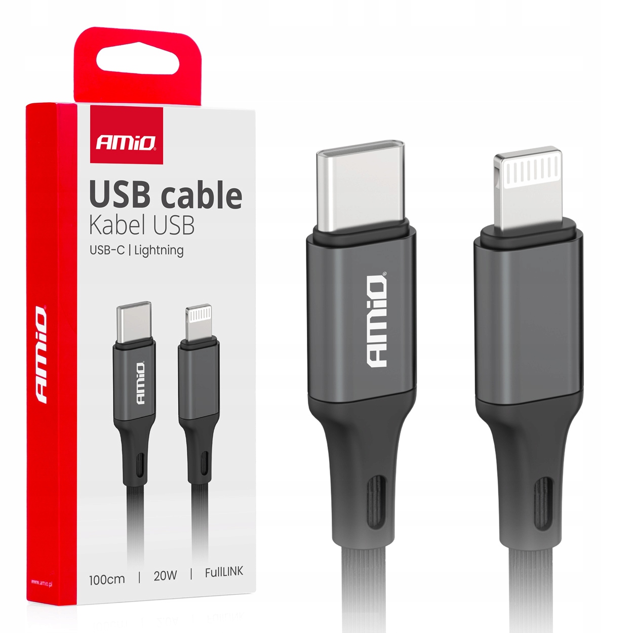 Kabel do ładowania Usb-a Lightning Iphone Pd 20W 100cm FullLINK