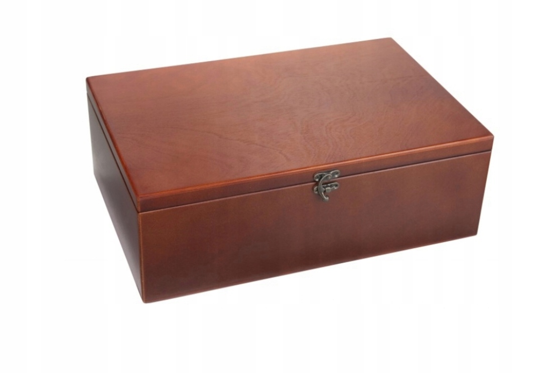 Kufřík Dřevěný Na 150 Mincí Mince 55x55mm