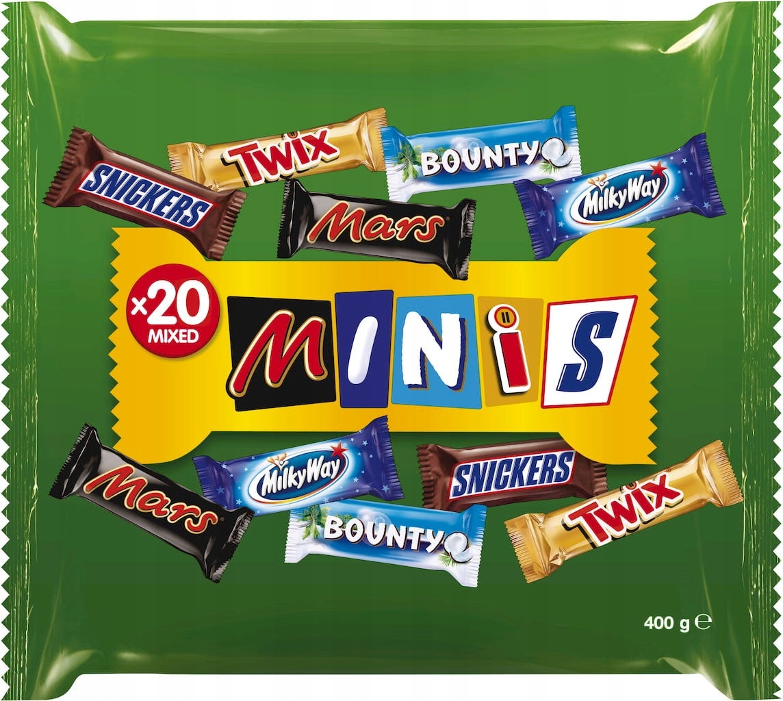 8 Sztuk Cukierki Mars Minis MIX 400g