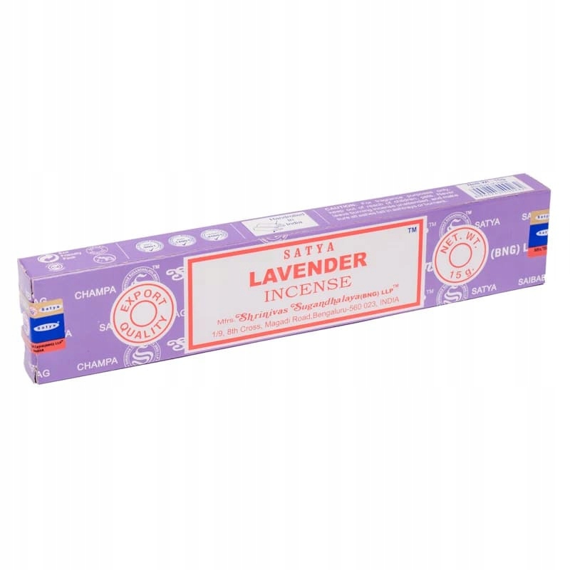 

Kadzidełka cienkie Satya 15g Lavender Lawendowe