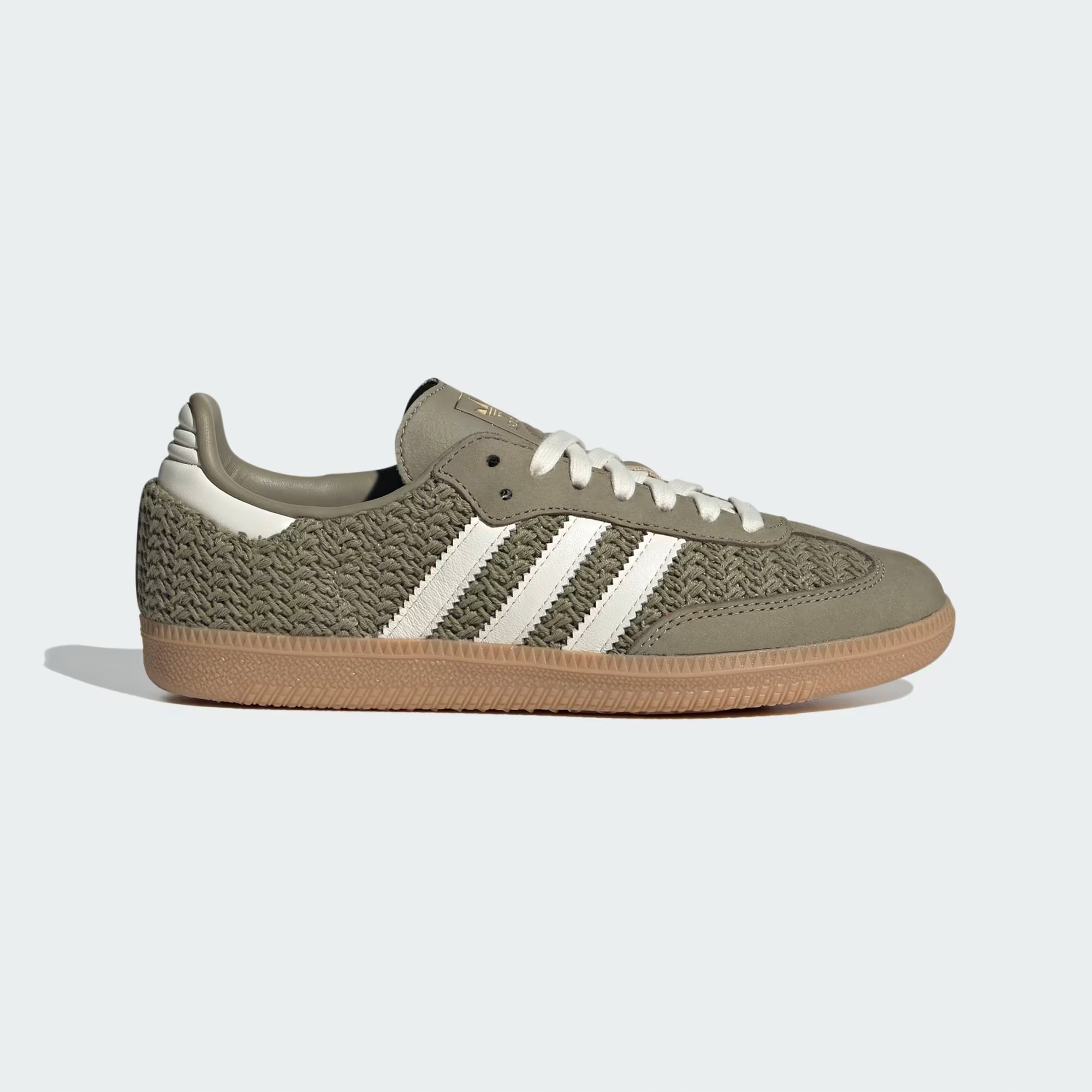 Dámské boty Adidas Samba Og JR9447 zelené retro semišové textilní 40