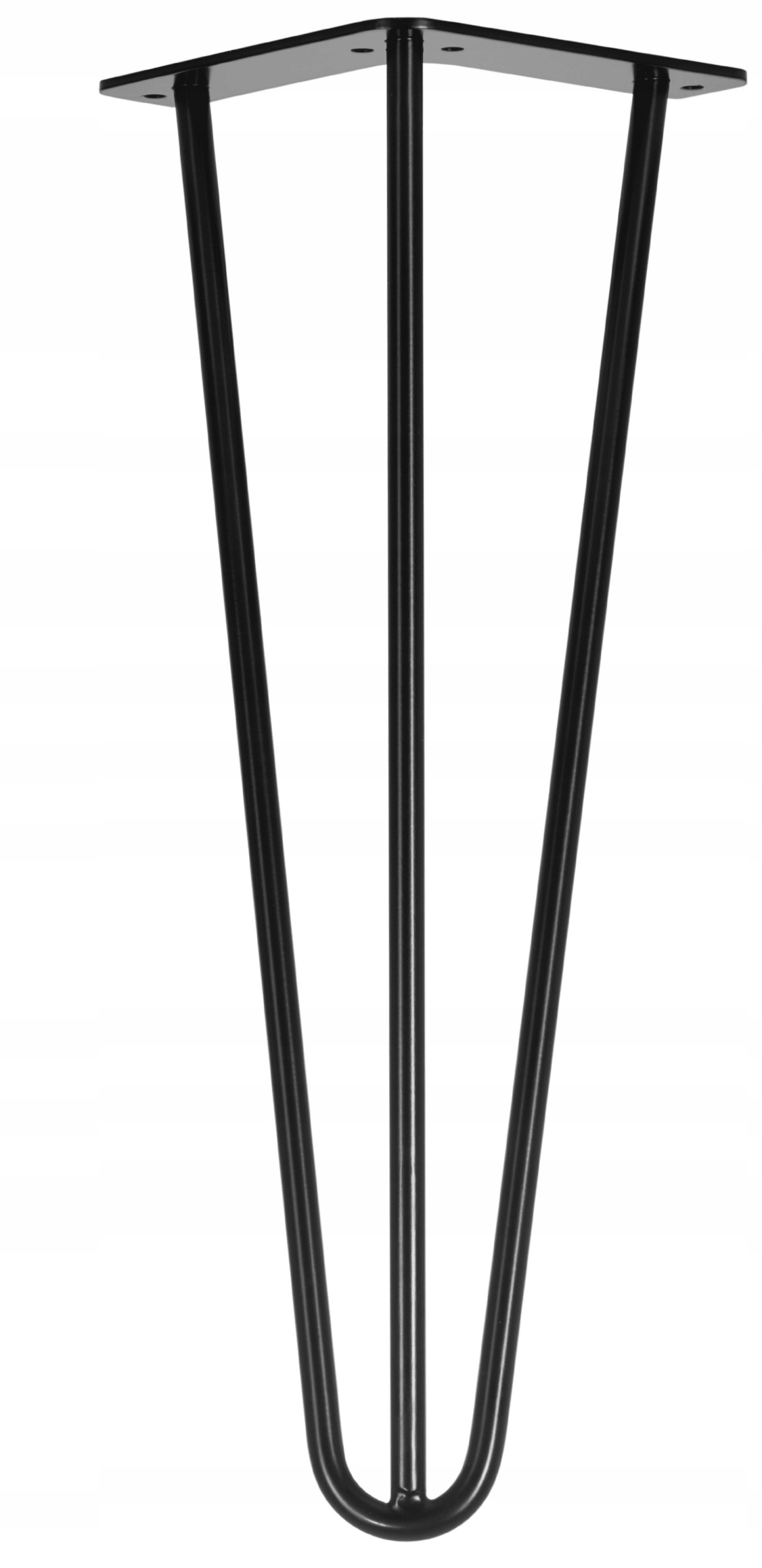 

Metalowa noga stołu Hairpin Legs 48cm 3pręty loft